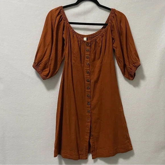 Spell & the Gypsy Rani Mini Dress  Linen - Picture 2 of 10